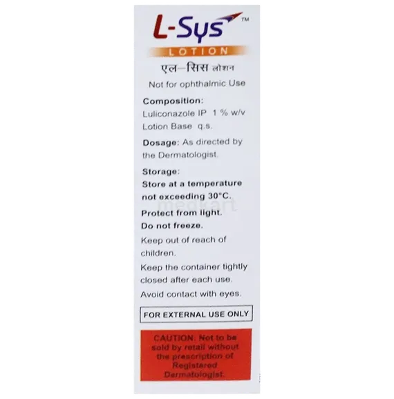 l sys 30 ml lotion 30 ml